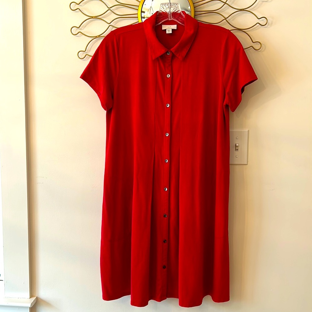 JJill knit swing dress. Size Small Petite.